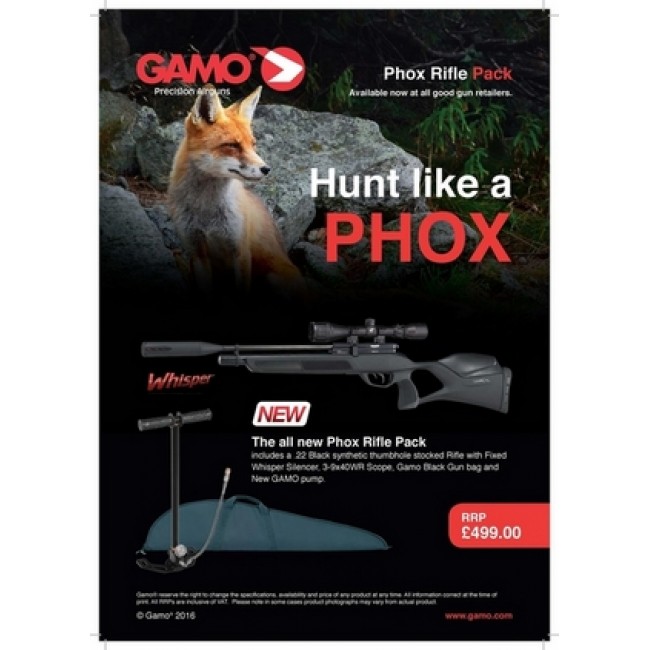 Gamo Phox .22 PreCharge Air Rifle Package Gamo Phox .22 PreCharge Air Rifle Package
